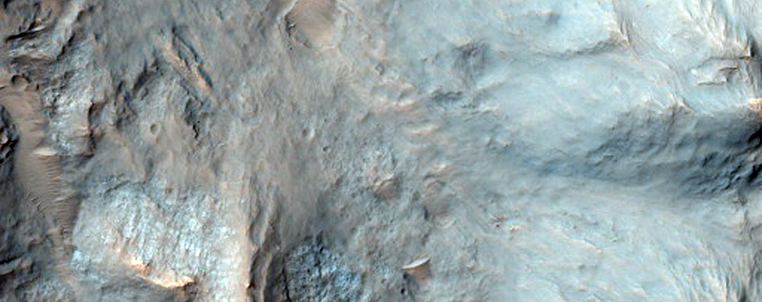 Central Structures of an Impact Crater