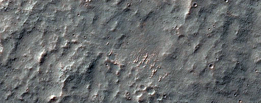 Valleys on Eastern Boundary of Thaumasia Planum