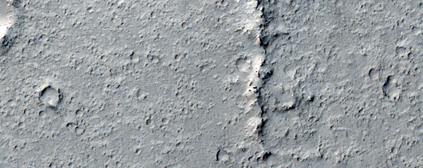 Channel and Terraced Knobs in Cerberus Fossae Region