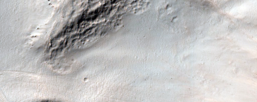 Boulders in Gully in MOC Image S15-02292