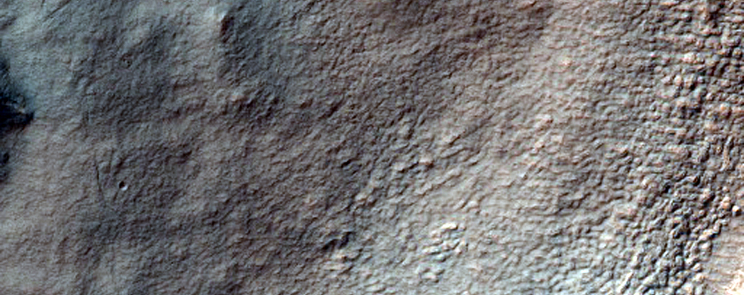 Circular Depression North of Hellas Planitia