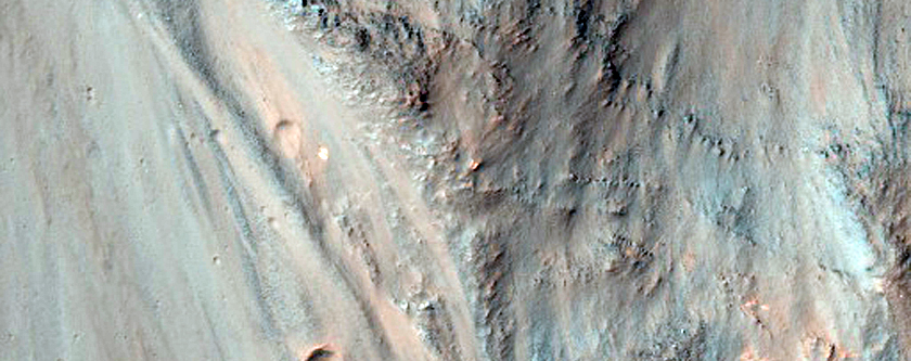 Megabreccia in Coprates Chasma