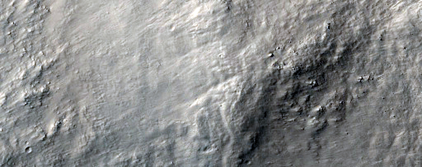Rough and Rocky Terrain in Amenthes Fossae Region