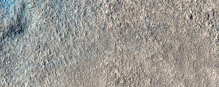 Fresh Looking Crater West of Erebus Montes in Arcadia Planitia