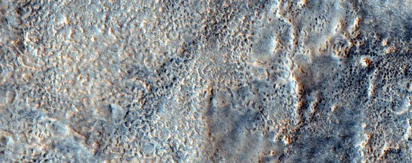 Acidalia Planitia Crater Ejecta