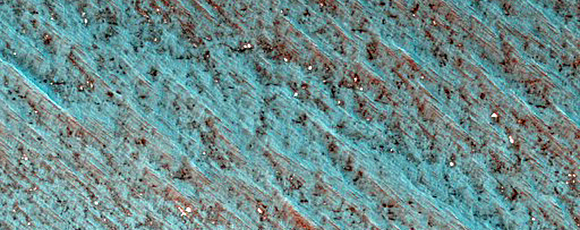Sustained Bright Patches at Margin of North Polar Layered Deposits
