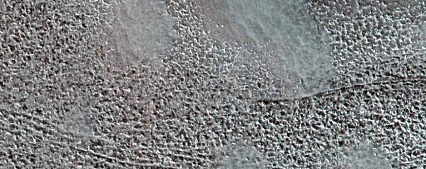 Center of Ice Mound in Louth Crater
