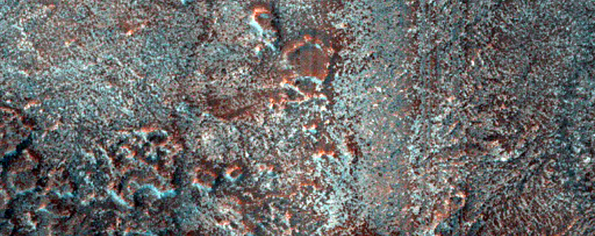 Rocky Terrain in Northern Hellas Planitia