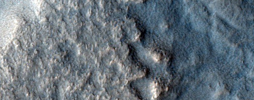 Northern Plains and Lyot Crater Ejecta