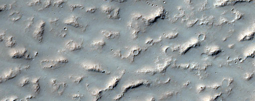 Terrain in Daedalia Planum
