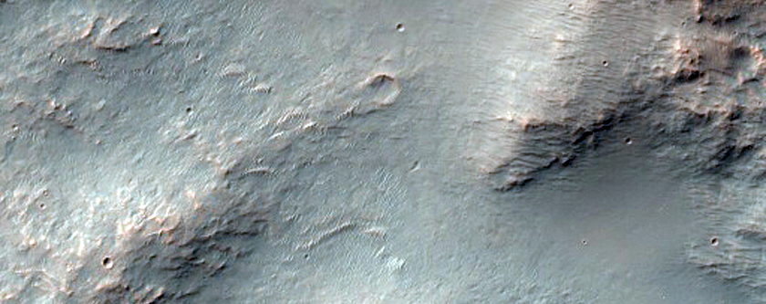 Impact Induced Landslide in Kamativi Crater