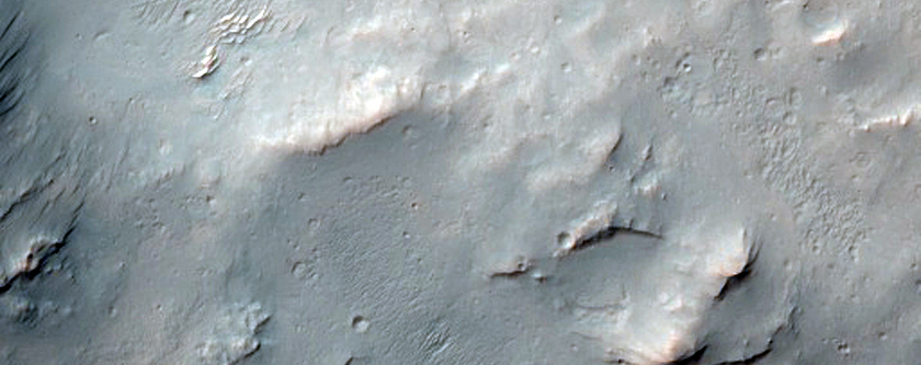 Layered Ejecta of 15-Kilometer Diameter Impact Crater in Terra Cimmeria