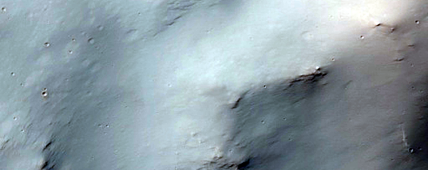 Alluvial Fans in Crater