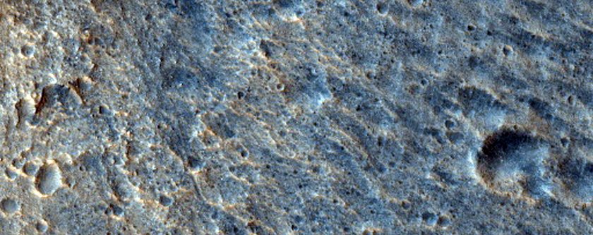 Fresh Crater on Lava Fields
