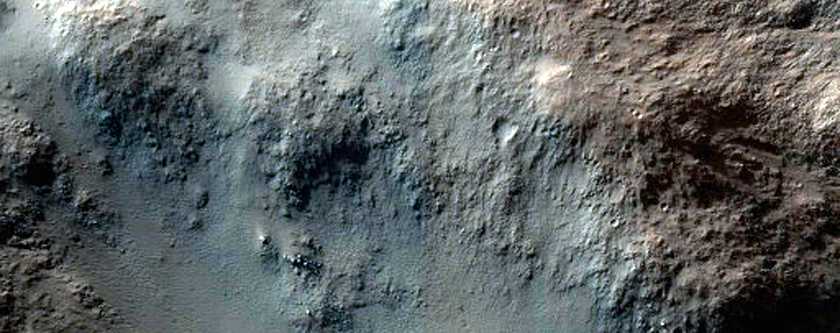 Central Peak of Wien Crater