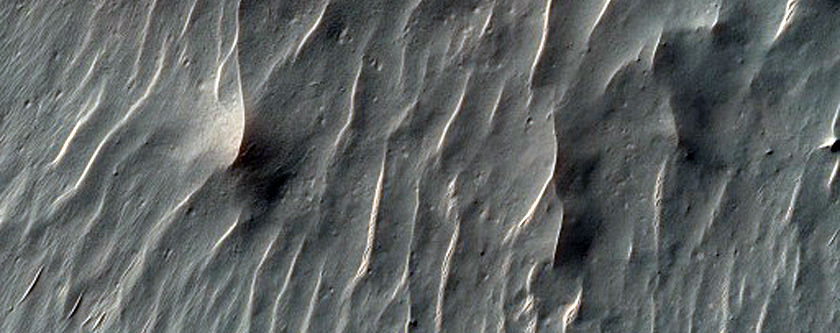 Crater Floor with Deposits From Noachian Era Valleys