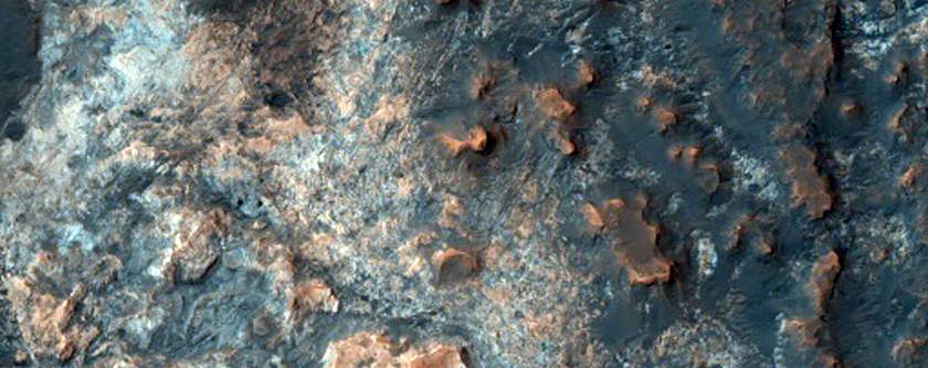 Possible MSL Rover Landing Site in Mawrth Vallis