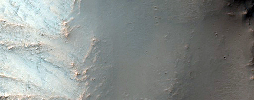 Light-Toned Outcrops in Noctis Region