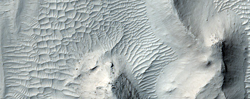 Layered Terrain in Aeolis Planum
