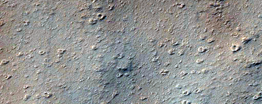 Southern Tharsis Tholus Caldera Wall