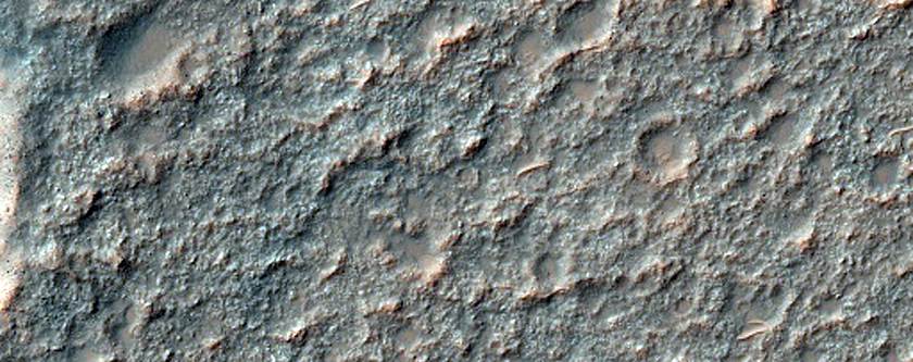 Fresh Crater on Rocky Crater Fill