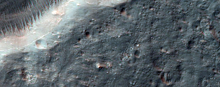 Possible MSL Landing Site in South Eberswalde Crater