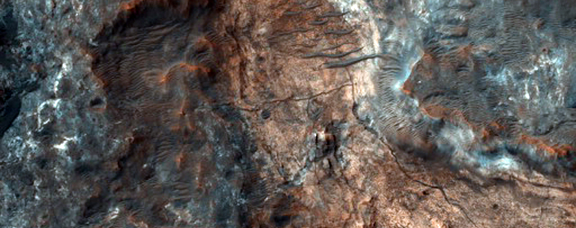 Possible MSL Rover Landing Site in Mawrth Vallis