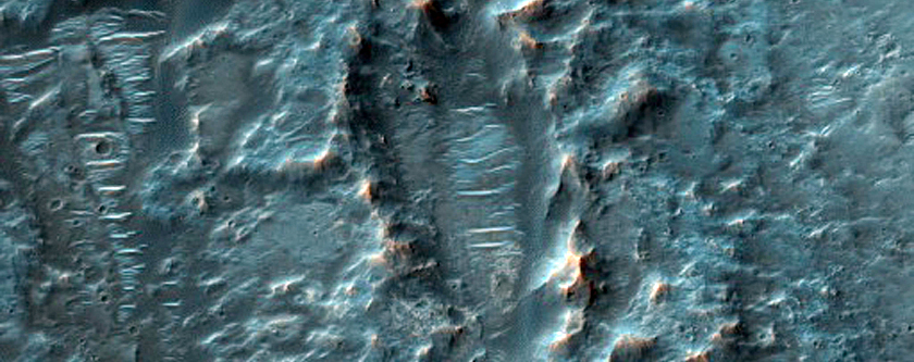 Layered Flow Ejecta in Terra Cimmeria