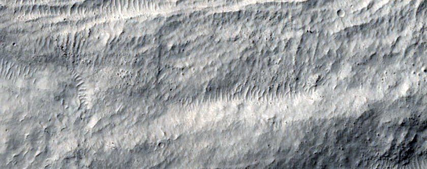 Gratteri Crater Continuous Ejecta Blanket