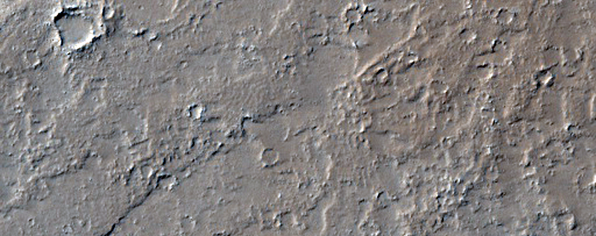 Small Volcanic Complex in Tharsis Region