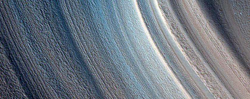 Exposure of North Polar Layers