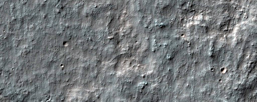 Electris Region Deposits in Outcrops