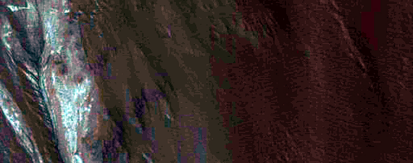 Winter View of Crater in Terra Cimmeria