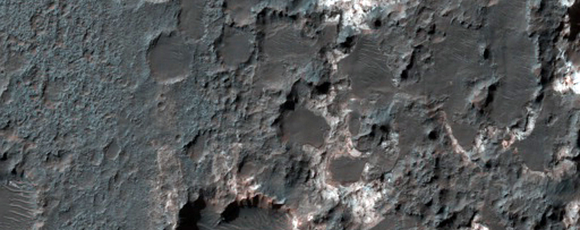 Possible MSL Rover Landing Site in South Eberswalde Crater