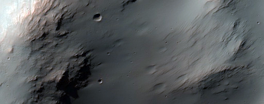 Eroded Crater Rim