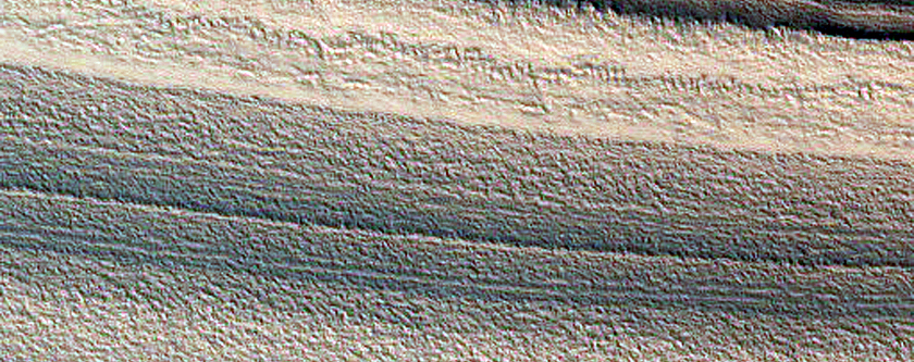 Exposure of North Polar Layers