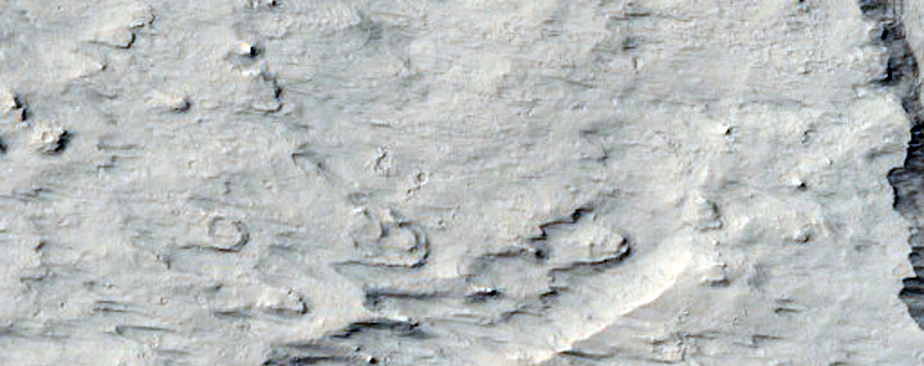 Geologic Relationships in Southern Amazonis Planitia
