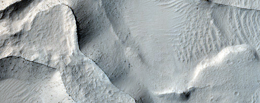 Surface Textures in Echus Chasma