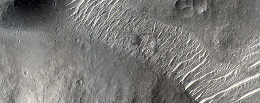 Central Peak of an Impact Crater