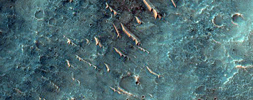Terrain North of Coprates Chasma
