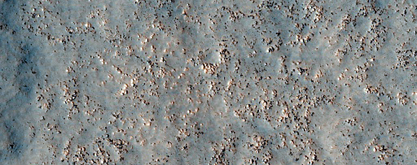 Channels North of Lyot Crater