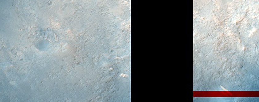 Dunes in a Western Arabia Terra Crater in MOC SP1-26004