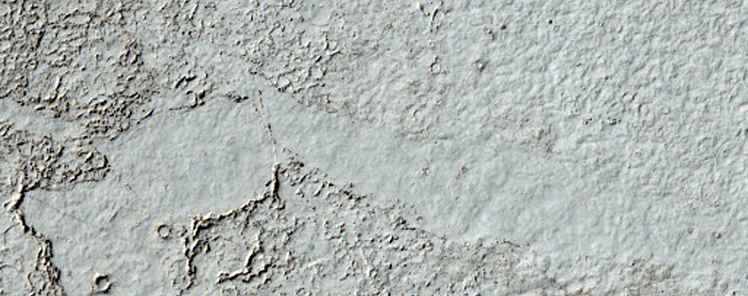 Lava Flow Morphology Transitions in Central Elysium Planitia