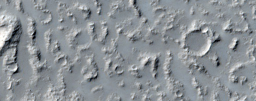 Lava Flows in Daedalia Planum