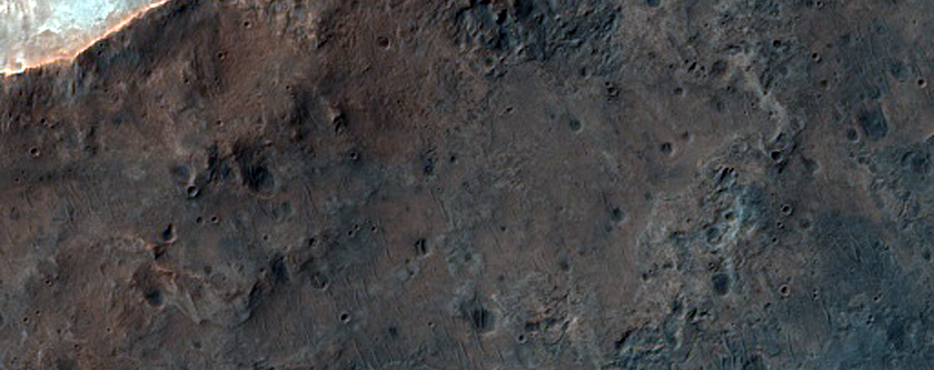 Crater in Northwest Noachis Terra