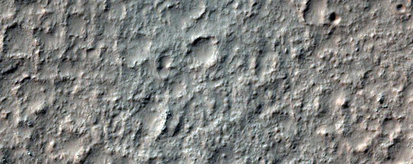 Gullied Crater Wall