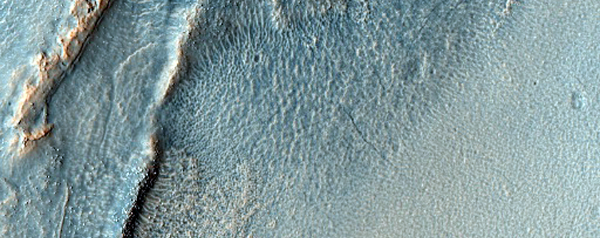 Crater in Terra Sabaea