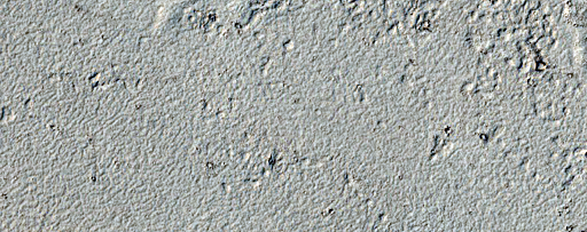 Unusual Lava Flow Texture in Elysium Planitia