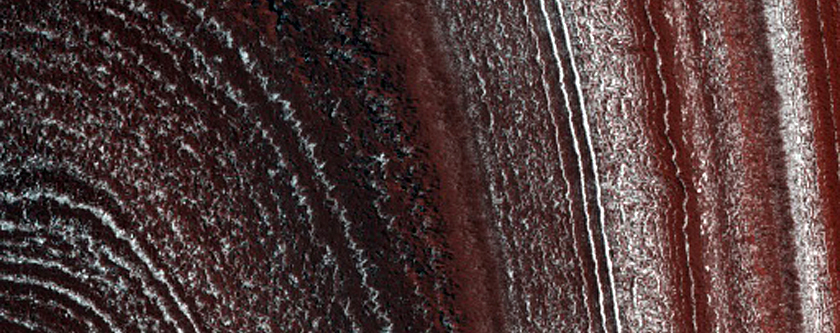 North Polar Layered Deposit Trough