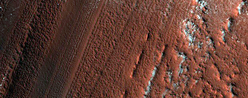 North Polar Equator-Facing Trough Wall